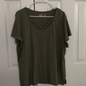 Olive green Chicos shirt